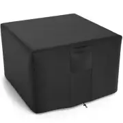 36 Inch Square Fire Pit Cover for Propane Fire Pit/Table Fits 30/32/34 Inch Fire