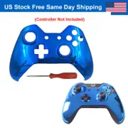 For Xbox One Controller Replacement Housing Front Shell Case Cover Chrome Blue