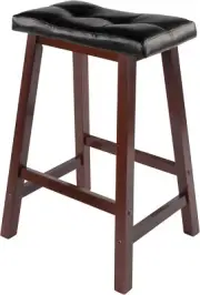 NEW Mona Stool, 24", Antique Walnut