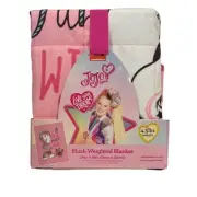 NEW JoJo Siwa Plush Weighted Blanket 4.5 Lbs 36 in x 48 in Live Your Dream