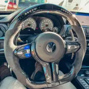 Alcantara LED W/heated Carbon Fiber Steering Wheel BMW M3 M4 M5 F87 F80 F82 330i