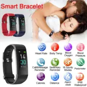 Smart Bracelet Fitness Tracker Heart Rate Monitor Sports Step Counter Smartwatch