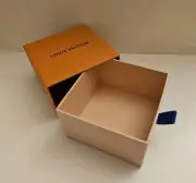 NEW 100% Authentic Louis Vuitton Small Jewelry Pull Out Gift Box 3.7"x3.7"x2.25"