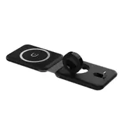 C56 3 In 1 15W Foldable Wireless Charger Stand for Iphone Watch Earplugs