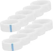 GANAZONO 10Rolls Non Woven Fabric Eyelash Extensions Tape Adhesive Strips for Lash Extensions Gentle Skin Easy to Apply and Remove for Eyelash Artists
