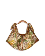 Farm Rio Foliage Sketch Scarf Tote