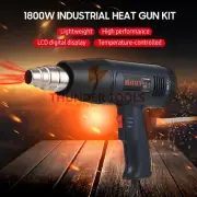 1800W Heat Gun Kit Industrial Hot Air Gun Fast Heating With Temperature-Control