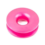 NEW PINK Winch Pulley Ring 11000kg 4x4 Recovery Soft Shackle Rope Snatch Block