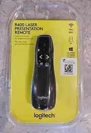 Logitech R400 Laser Presentation Remote - Black (910-001354)