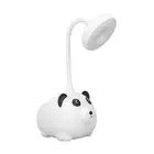 Kids Reading Light Panda Style Base Gooseneck USB Charge 600mAh LED Desk Lamp F♪