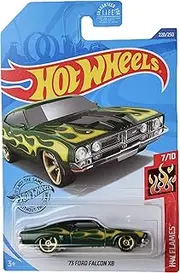 Hot Wheels '73 Ford Falcon XB, Green, 1:64 Scale Die-Cast Car, 5" x 7" x 2", Kids, Unisex, Hot Rod