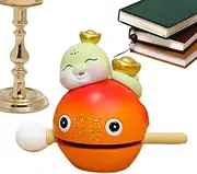 Mokugyo Instrument,Meditation Drum | Mokugyo New Year Snake Fish Temple Block Zen Meditation Percussion Instrument for Desktop Ornament