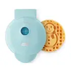 Mini Waffle Maker Snowman Nonstick Christmas 4" Griddle Surface Christmas