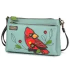 Chala CARDINAL Deluxe Crossbody RFID Protected Vegan Leather Bag (Blue) NWT