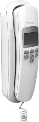 Corded Trimstyle Phone (CD1113WT) with Caller ID White Open Box NEW