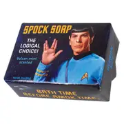 Unemployed Philosophers Guild 56g Scented Bathing Bar Soap Spock Vulcan Mint
