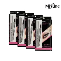 在飛比找momo購物網優惠-【Mistine】Mistine 魅力四射全效眼線液筆4入