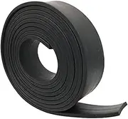 Black Heat Resistant Silicone Rubber Roll Strips Sheeting High Temp 60A, No Adhesive,DIY Gaskets Material, Suitable for Seals, Supports, Pads, Pipeline, Bumpers, Protection,Abrasion (1" x3.3'x1/8")