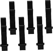 GOOHOCHY Upgrade Black Stocking Holders Festive Christmas Decorations Easy to Install Wall Hooks Wreath Hangers for Holiday Decor