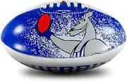 Sherrin North Melbourne Kangaroos AFL Team Softie Football, Size 20cm