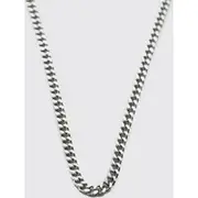 Mens Silver Thin Chain Necklace