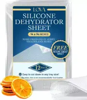 Silicone Dehydrator Sheets (12 Pack) Dehydrator Accessories for Cosori Dehydrato