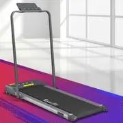 38cm Belt Everfit Electric Treadmill Walking Pad Under Desk Home Gym Fitness Grey