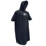 Adrenalin 2P Thermo Unisex Adult Hooded Poncho Towel Wearble Beach Blanket BLK S