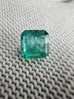 1.75cts Natural Emerald Cut Zambian Emerald Loose Gemstone 7.2 X 7.2mm For Ring