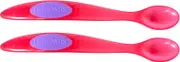 Dr Brown's Infant Feeding Spoon Pink 2 pack