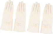 [HANABASS] Pairs Summer Gloves Touch Screen Sun Protection Dress Gloves Women's Fashionable