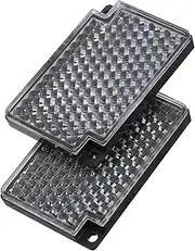 LIFKICH 2pcs Reflector Panel for Photoelectric Systems Retro Reflective Panel for Building Construction Sites Outdoor Alarm Systems
