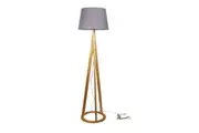 Stabb Complete Base & Shade Floor Lamp Grey