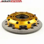Racing Twin Disc Clutch Kit For 93-99 ECLIPSE TALON GST TSI FWD 7 Bolt Medium WT