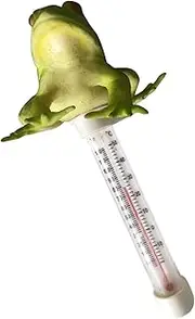 DUDOK Pool Thermometer,Frog Animal Shape Water Temperature Thermometer Easy to Use - for Outdoor and Indoor Swimming Pools and Spas