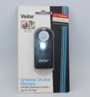 Vivitar VIV-RC6-CAN Universal Wireless Shutter Release for Cameras & DSLRs