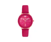 Rose Gold Fashion Analog Watch with Rhine Stone Facing One Size Women