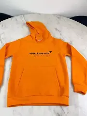 Castore McLaren Team Core Essentials Junior Hoodie - Orange - Junior Sizes