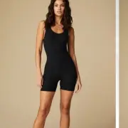 TAN + LINES by Sivan Ayla Silverlake Romper