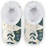 [Caihoyu] Kids Girls Boys Slippers Coral Fleece Non-Slip Lightweight House Slipper Socks Indoor Outdoor Winter Bedroom