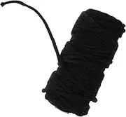 jojofuny 1Roll Cotton Core Rope for DIY Crafts of Wear Macrame Cord for Tapestry Wall Hangings and Basket Weaving Versatile Craft Rope for Home Decor Projects
