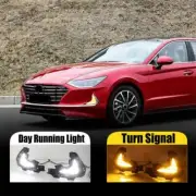 LED DRL Daytime Running Fog Light Lamps Fit For Hyundai Sonata 2020