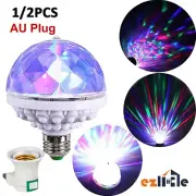 Disco Lights Bulb Colorful Rotating Magic Ball Light with E27 Socket LED Strobe