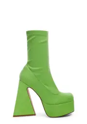 [Lemon Drop by Privileged] Lime Laskey Platform Boots