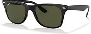 [Ray-Ban] Wayfarer Liteforce Polarised Sunglasses, RB4195, Black & G-15 Green, 52mm