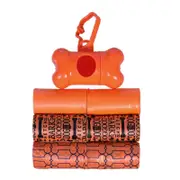Paws & Claws Clean Up Bags + Dispenser 6 Rolls/120 Bags 31.5X22cm Printed Assorted