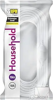 HPM Household Duty Extension Lead White 10m