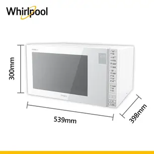 Whirlpool惠而浦  MWG030EW 微電腦微波爐  30L 送抽真空微波保鮮盒組