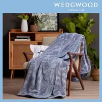 在飛比找momo購物網優惠-【WEDGWOOD】豐饒之角 超細纖維印花厚毛毯-藍(雙人1