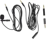 Abaodam 2 Sets Mic Bundle Kit for Recording Lightweight Interview Microphone for Smartphone Laptop and Camera for Streaming Podcasting and Singing